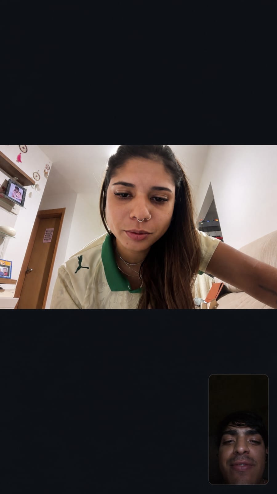 Print da nossa chamada de vídeo